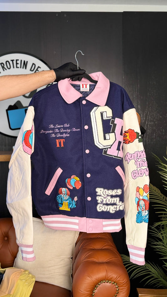 PENNYWISE COLLARED LETTERMAN JACKET