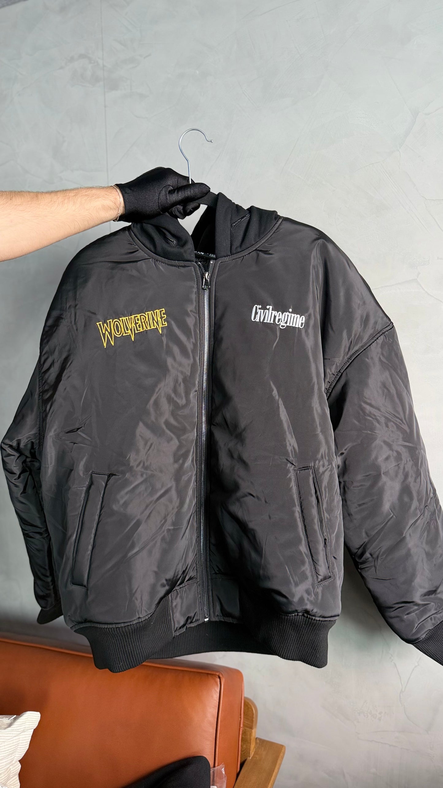 LOGAN'S REVENGE TOUR HOODED BOMBER JACKET