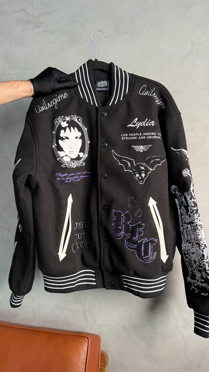LYDIA'S DARK ROOM LETTERMAN JACKET