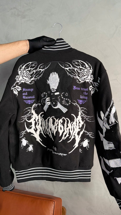 LYDIA'S DARK ROOM LETTERMAN JACKET