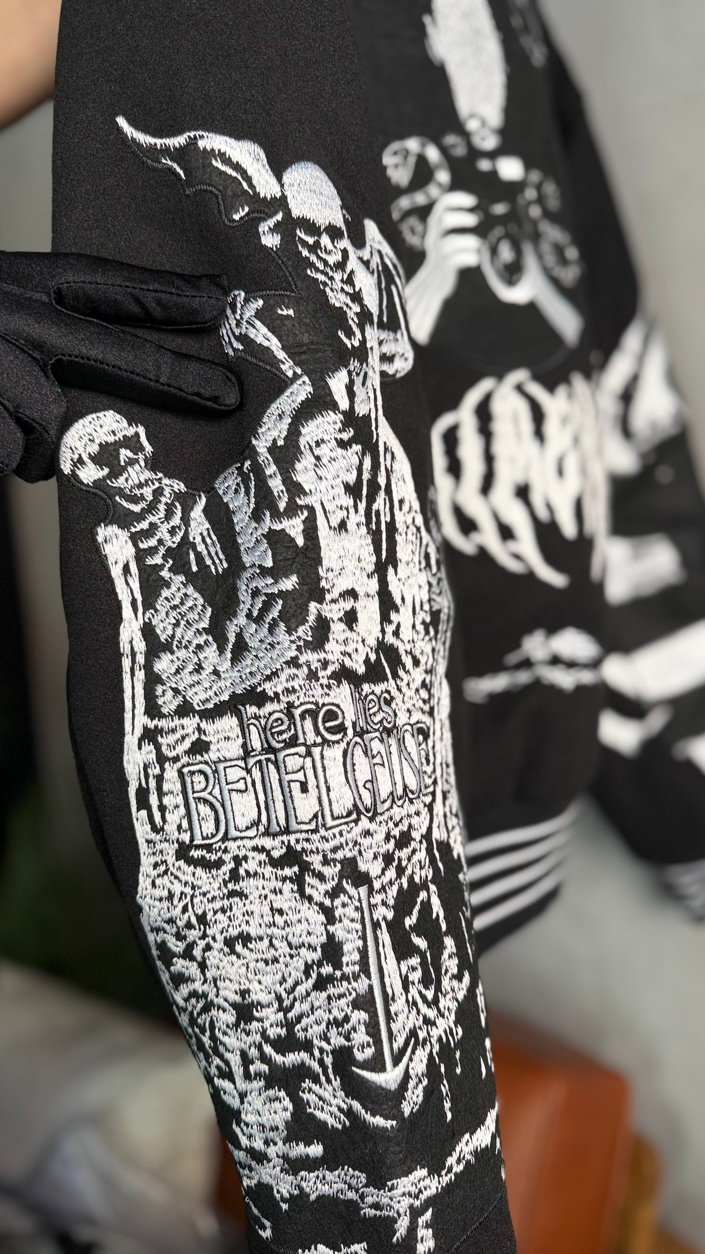 LYDIA'S DARK ROOM LETTERMAN JACKET