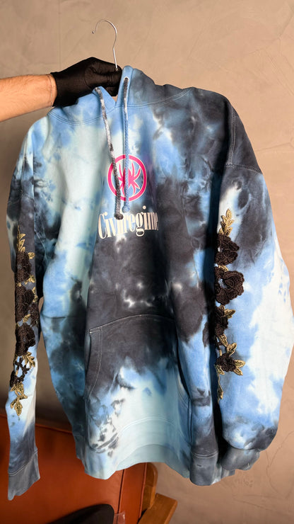 GHOST SPIDER MARBLE HOODIE