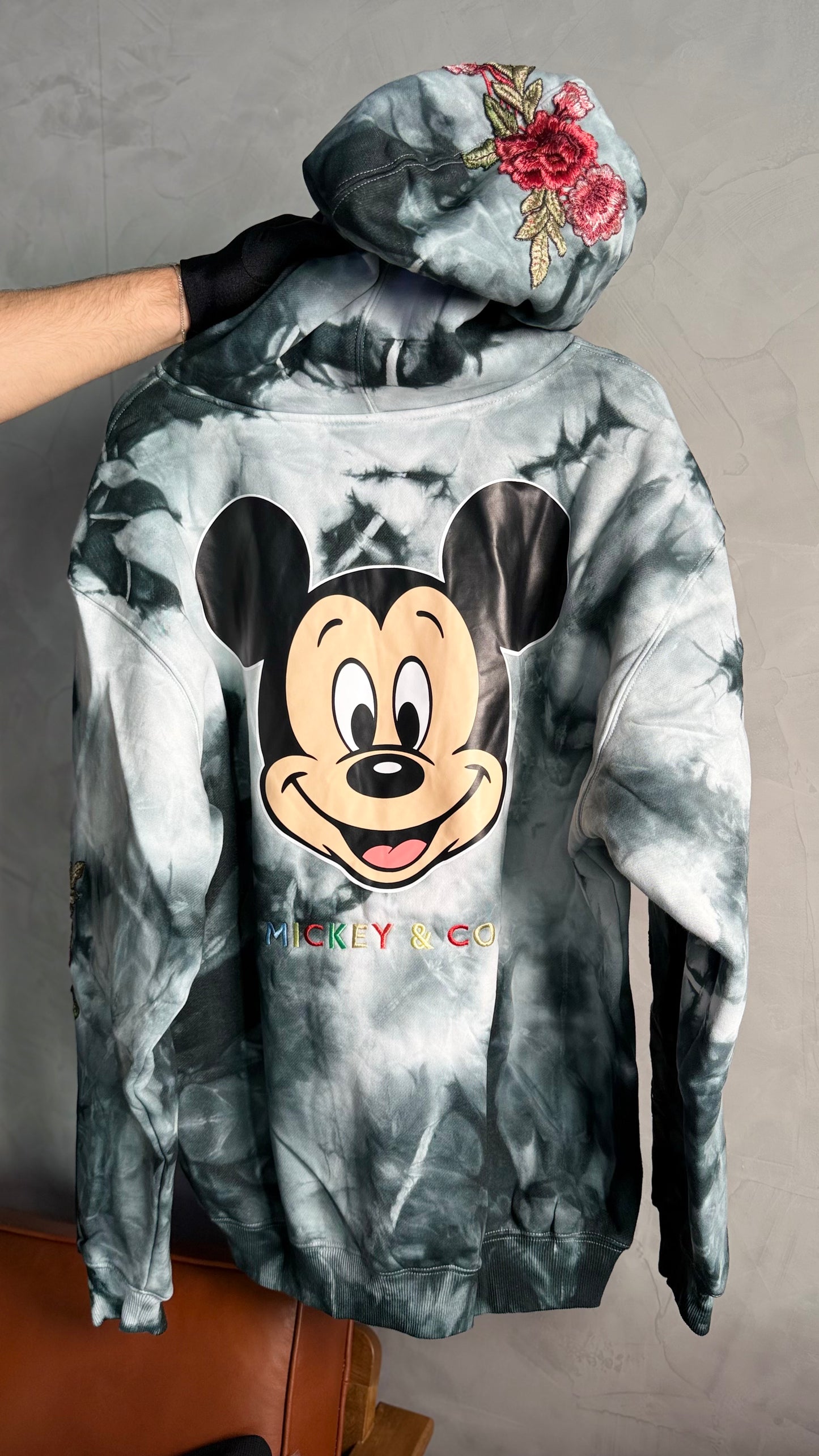MARBLE MICKEY COZY HOODIE