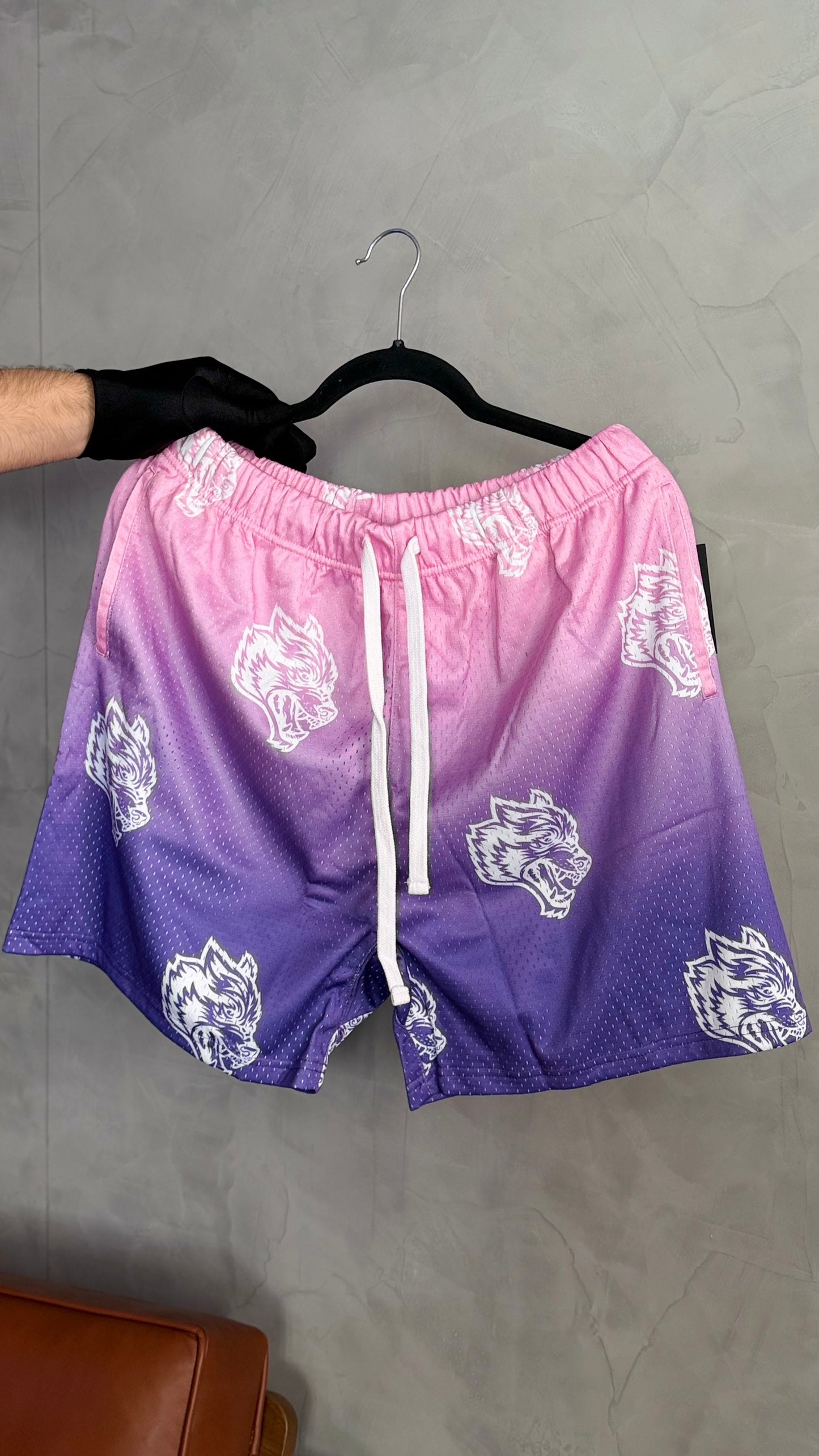 CLUB MONOGRAM MESH SHORTS