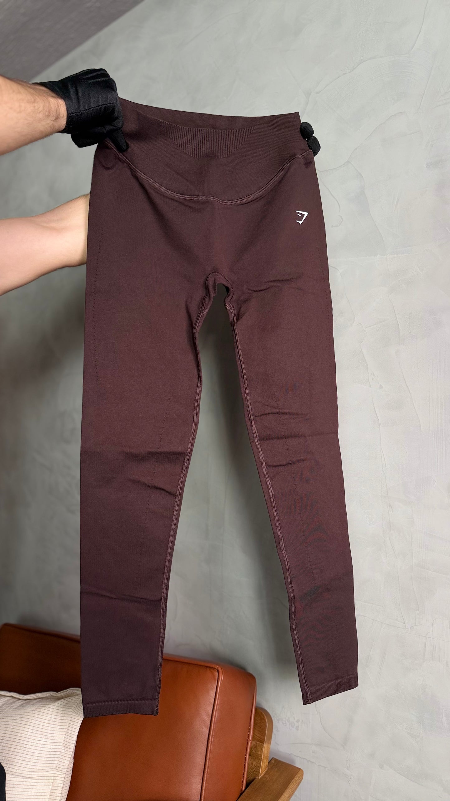 MAROON BROWN LEGGINGS