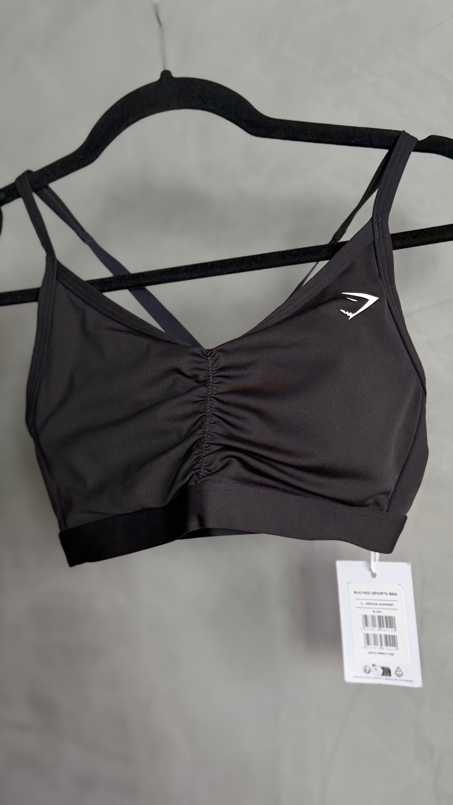 RUCHED SPORTS BRAS