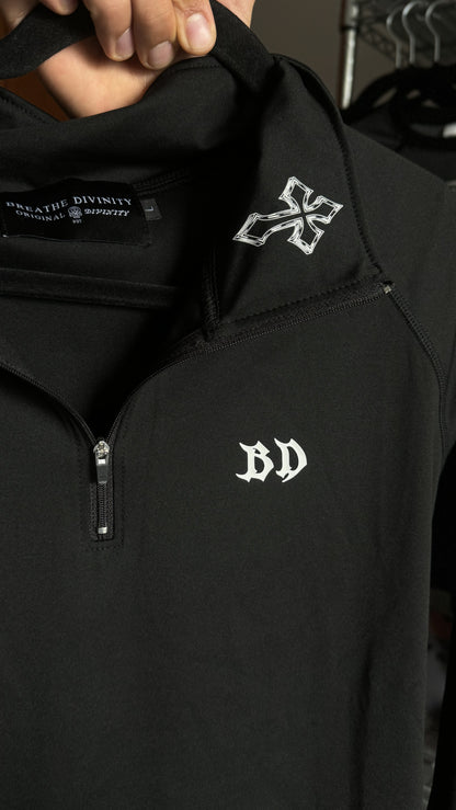 LONGSLEEVE QUARTER ZIP COMPRESSION