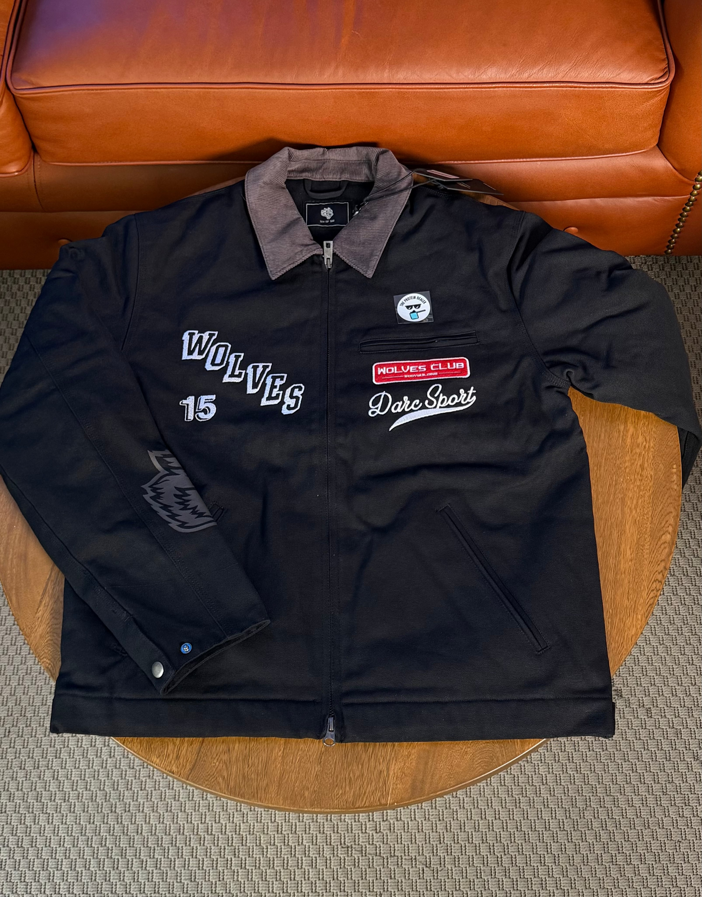 PIT CREW HARD WORK ZIP JACKET