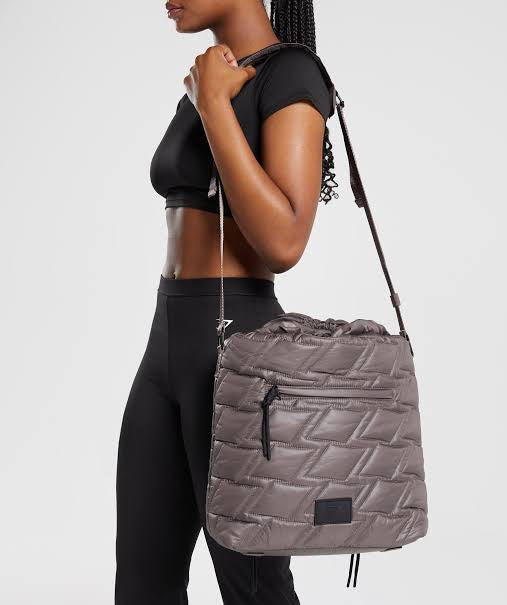 QUILTED YOGA TOTE