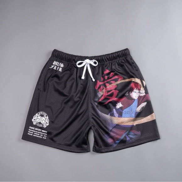NARUTO GAARA MESH SHORTS