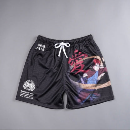 NARUTO GAARA MESH SHORTS