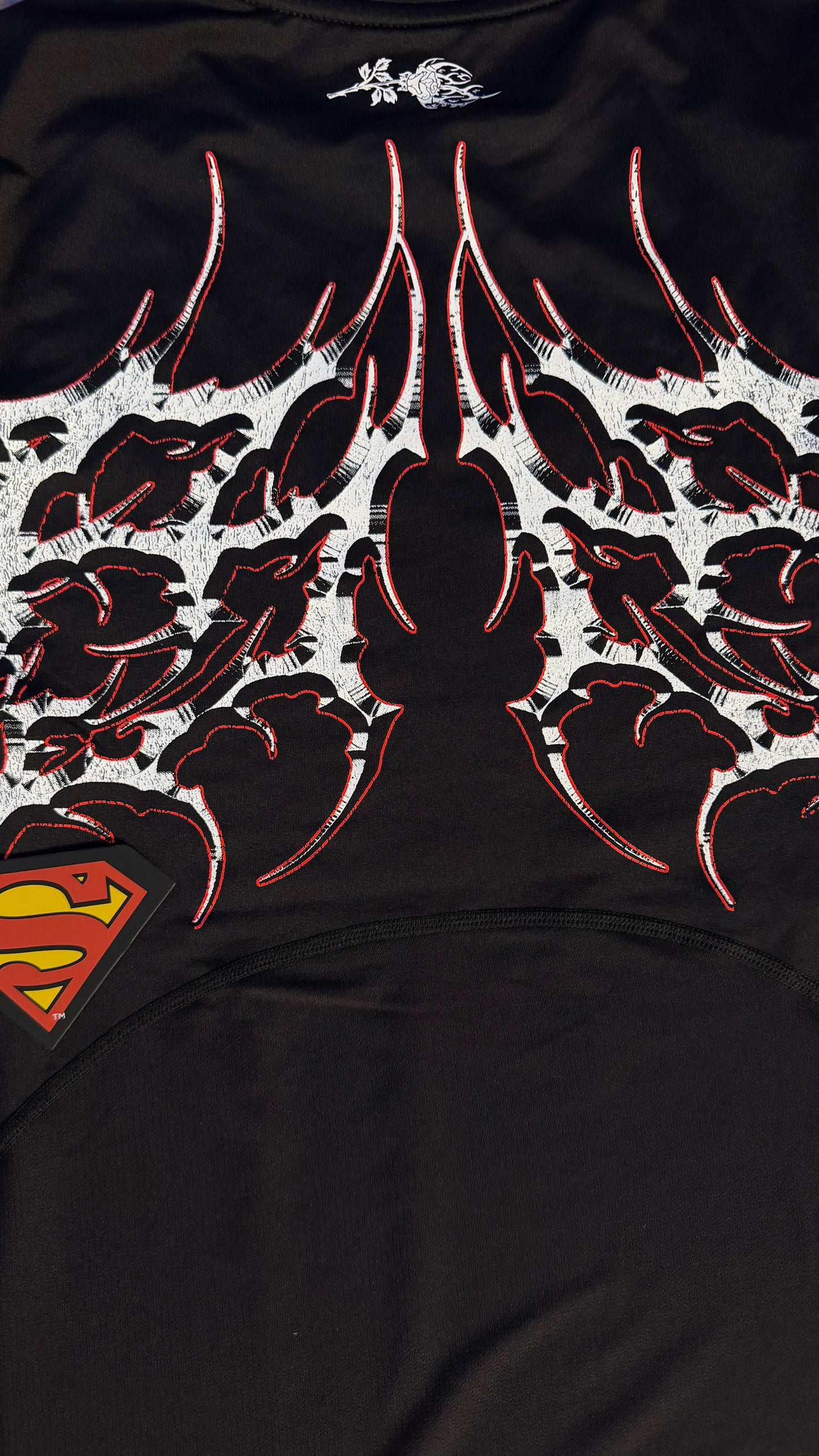 STEEL MODE FLEX SCOOP SUPERMAN COMPRESSION LONGSLEEVE