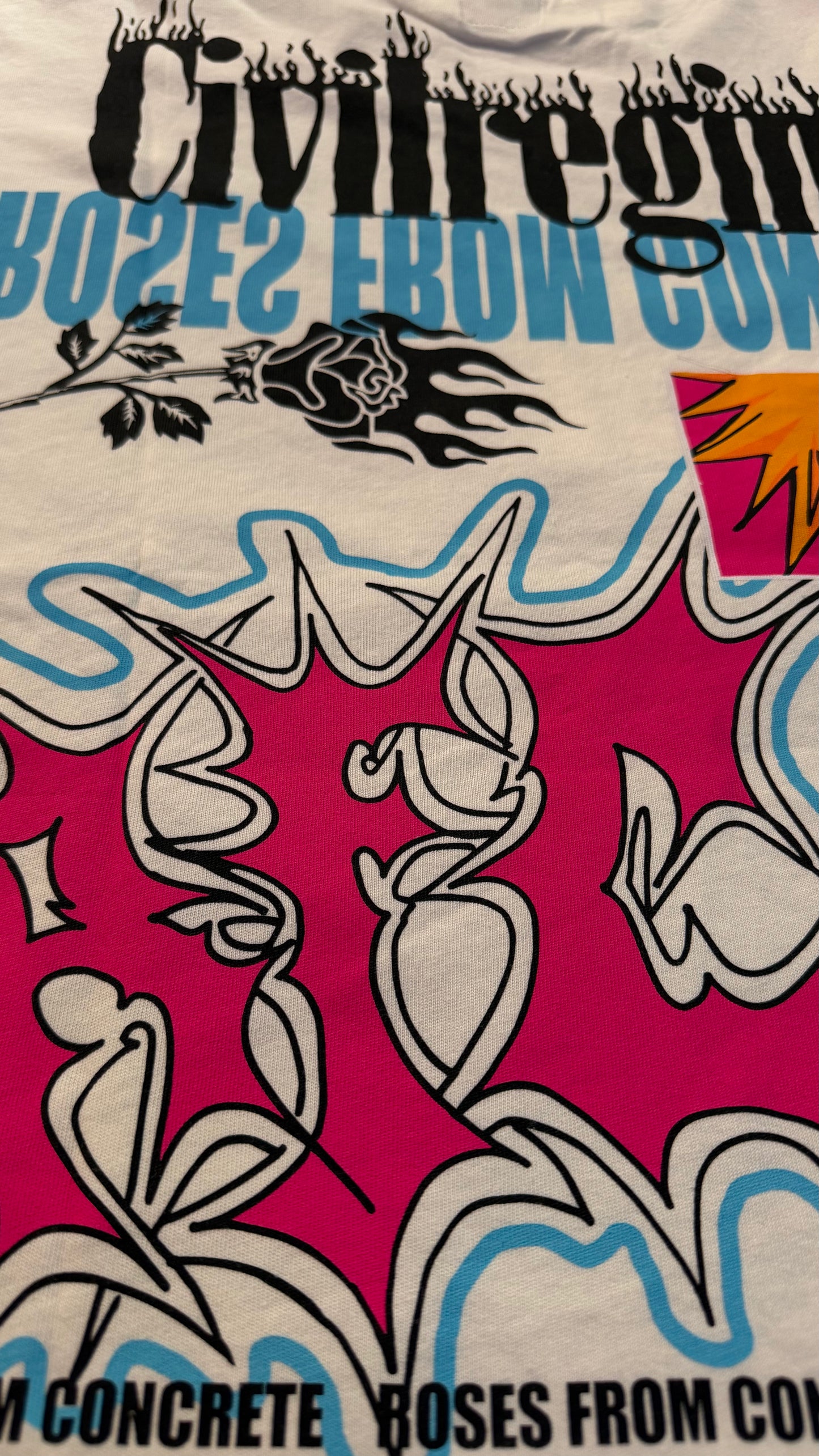 NO LIMITS AMERICAN CLASSIC OVERSIZED TEE (BLEACH)