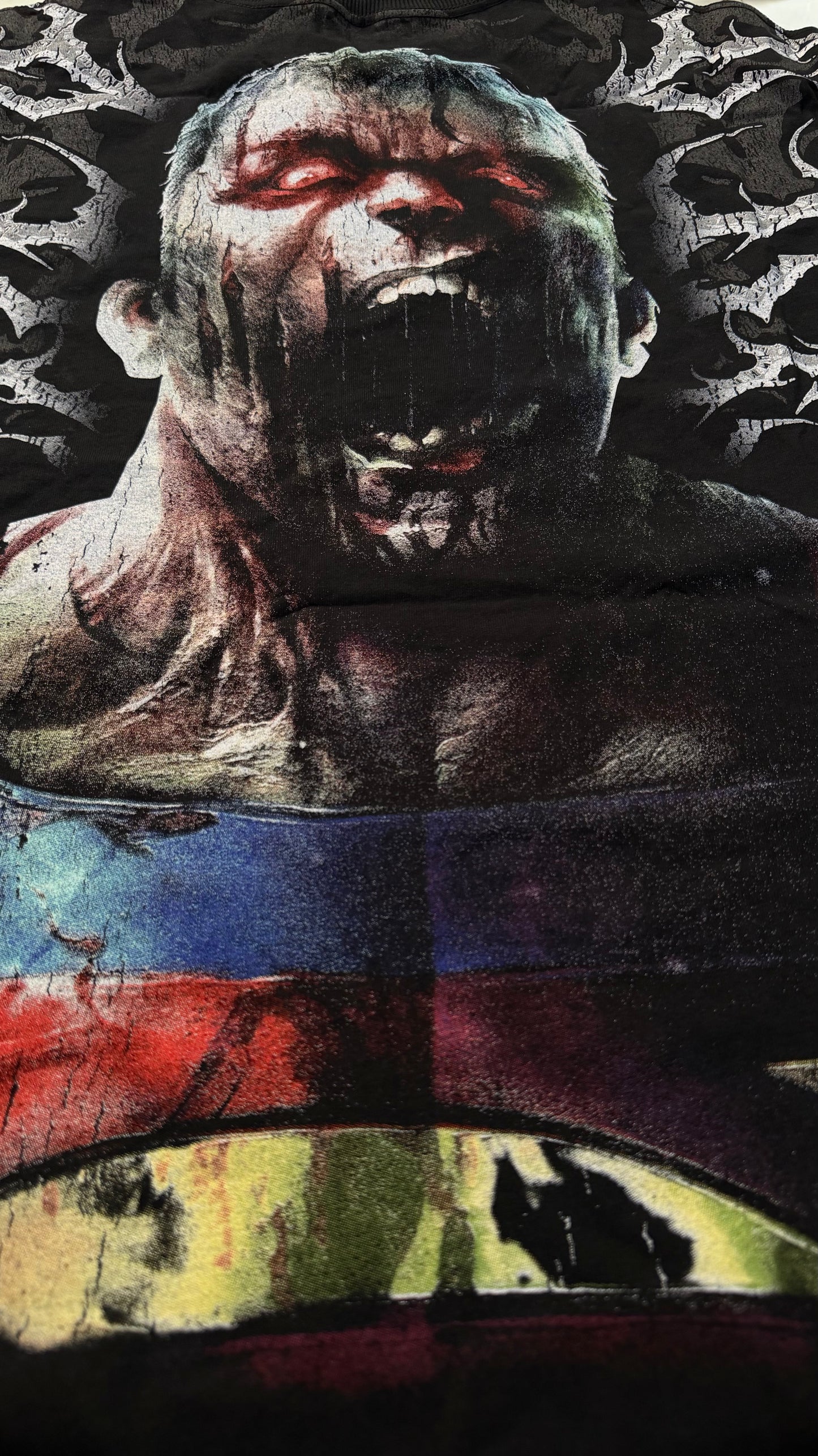 ROSES BLEED RED ZOMBIE JUSTICE LEAGUE BOX SET OVERSIZED TEES