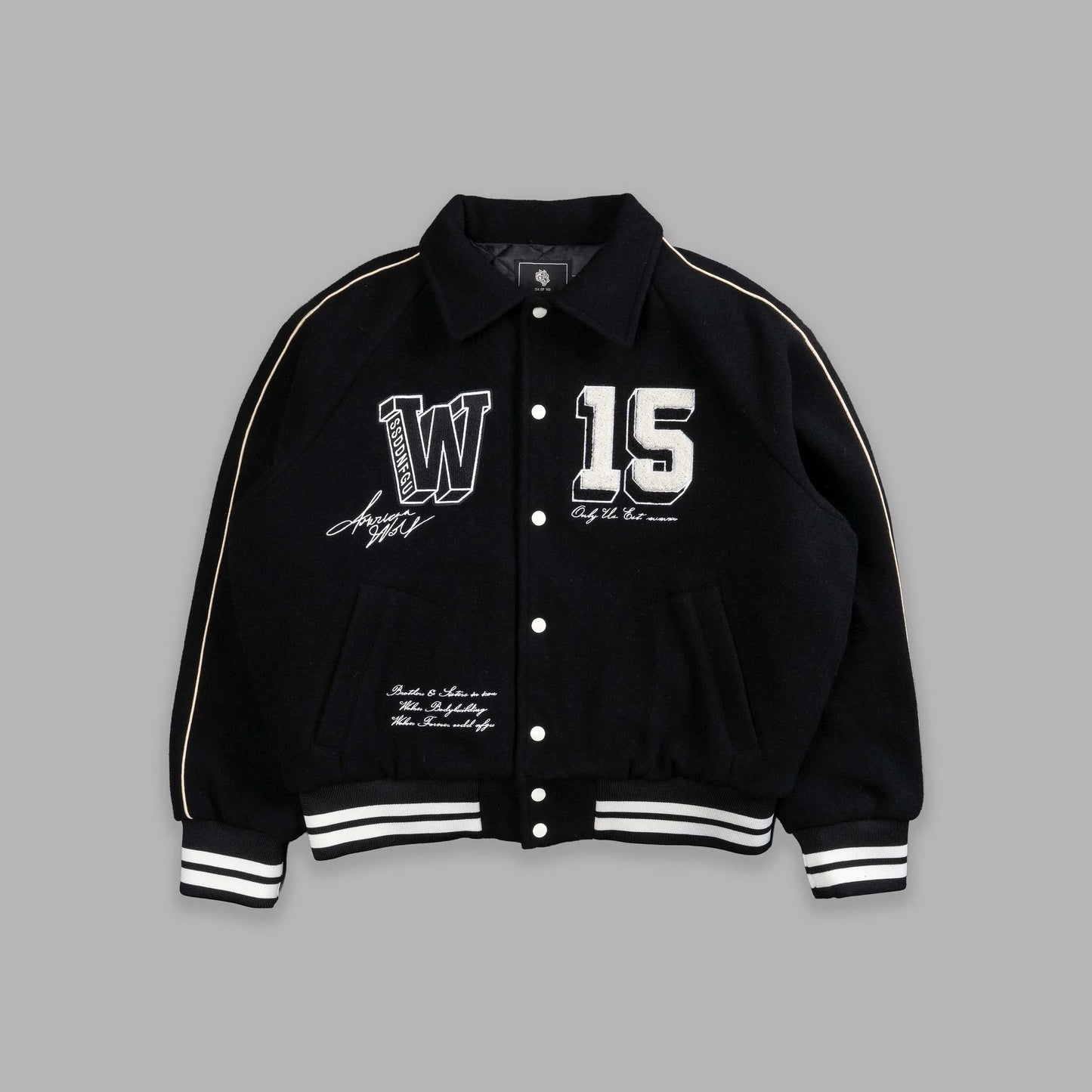TEAM ROXY BOX CUT RUDY LETTERMAN JACKET
