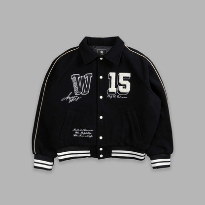 TEAM ROXY BOX CUT RUDY LETTERMAN JACKET