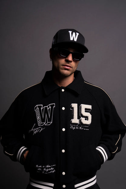 TEAM ROXY BOX CUT RUDY LETTERMAN JACKET