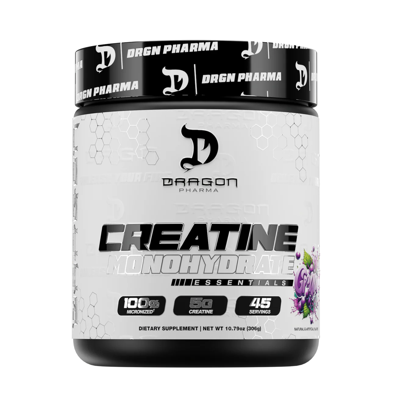 DRAGON CREATINA MONOHIDRATADA SABORES 306 G