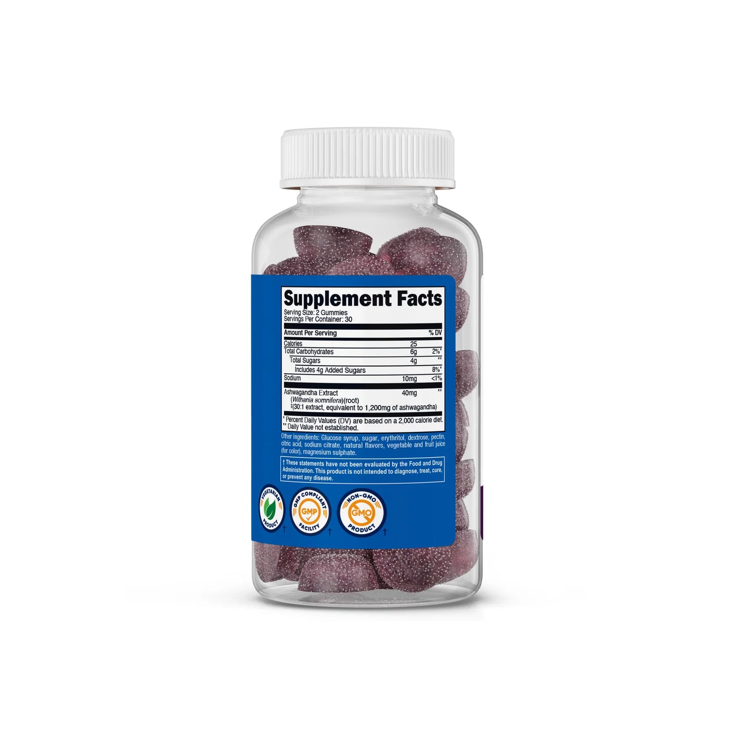NUTRICOST ASHWAGANDHA GUMMIES 1200MG 30 SERVS