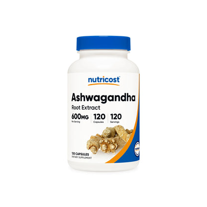 NUTRICOST ASHWAGANDHA 600MG 120 CAPS