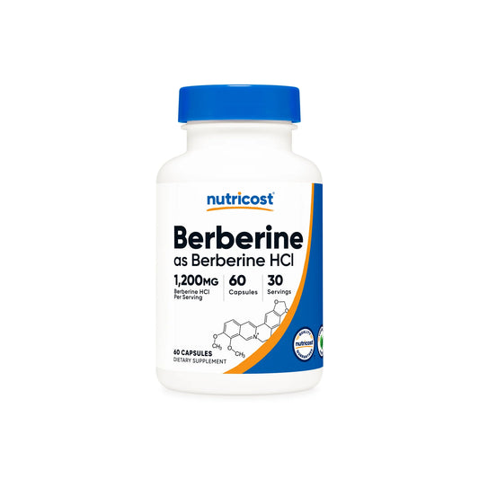 NUTRICOST BERBERINE 1200MG 30 SERV 60 CAPS