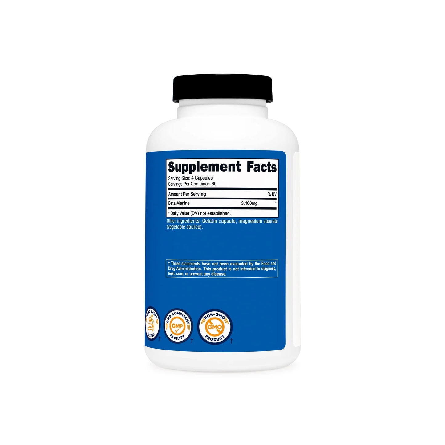 NUTRICOST BETA-ALANINE 3400MG 60 SERV