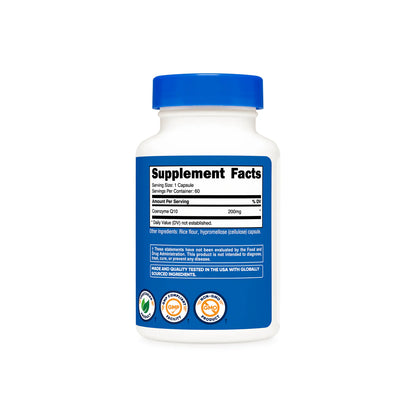 NUTRICOST COQ10 200MG 60 CAPS