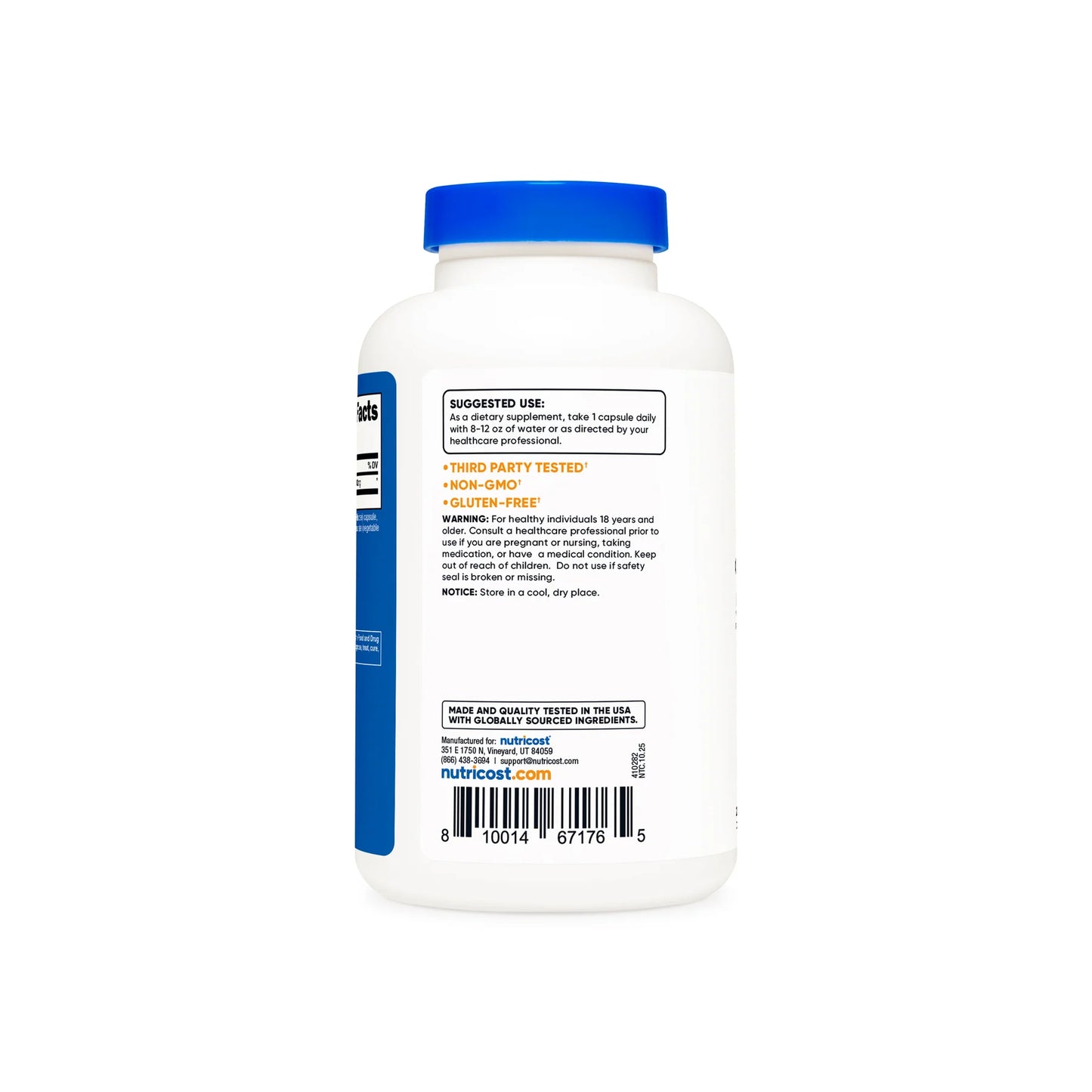 NUTRICOST INOSITOL 500MG 240 CAPS
