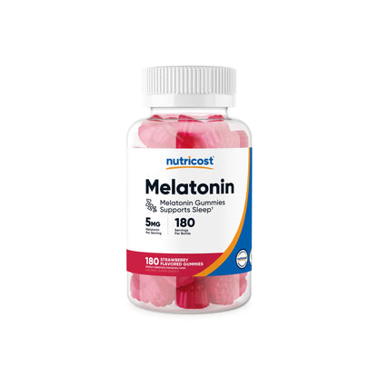 NUTRICOST MELATONIN GUMMIES 5MG 180 SERVS