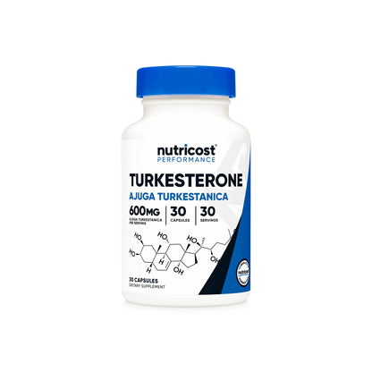 NUTRICOST TURKESTERONE 600MG 30 SERV