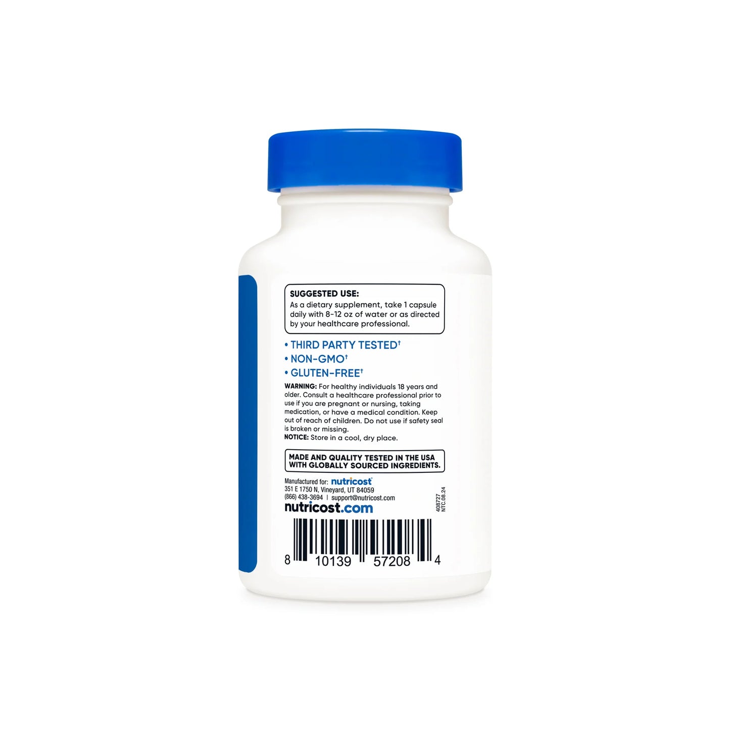 NUTRICOST TURKESTERONE 600MG 30 SERV