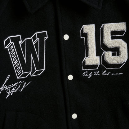 TEAM ROXY BOX CUT RUDY LETTERMAN JACKET