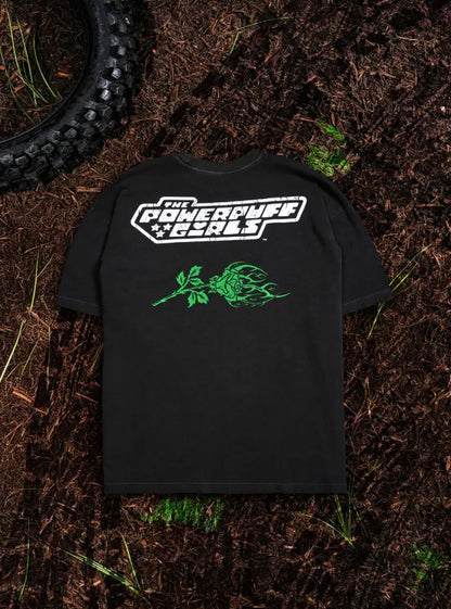 ROWDY POWERPUFF AMERICAN CLASSIC OVERSIZED TEES