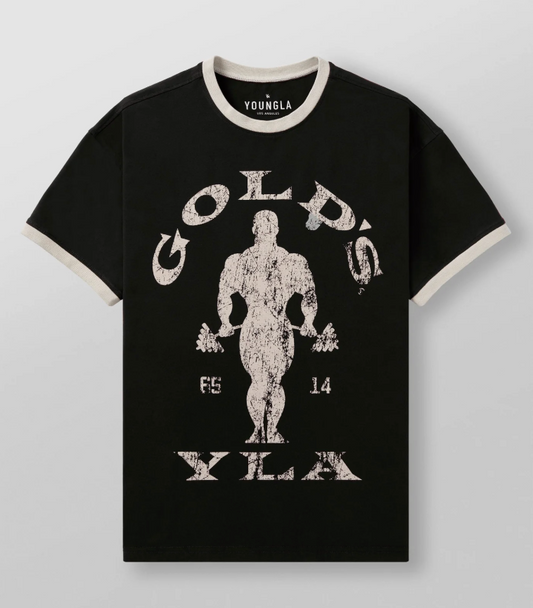 GOLDS GYM RINGER TEES #4009