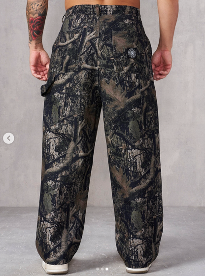 CARPENTER TREE CAMO JEANS #2059