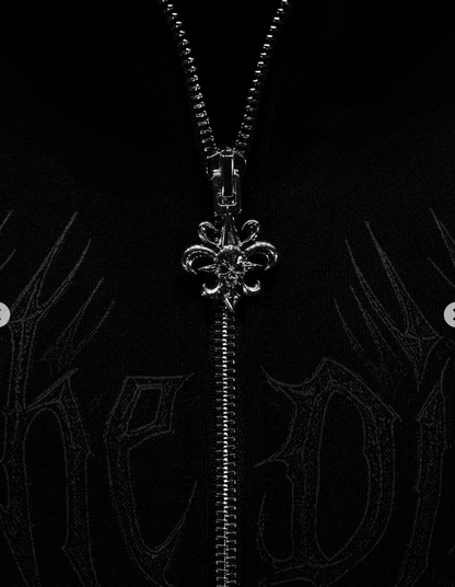 BERSERKER OVERSIZED ZIP-UP HOODIE