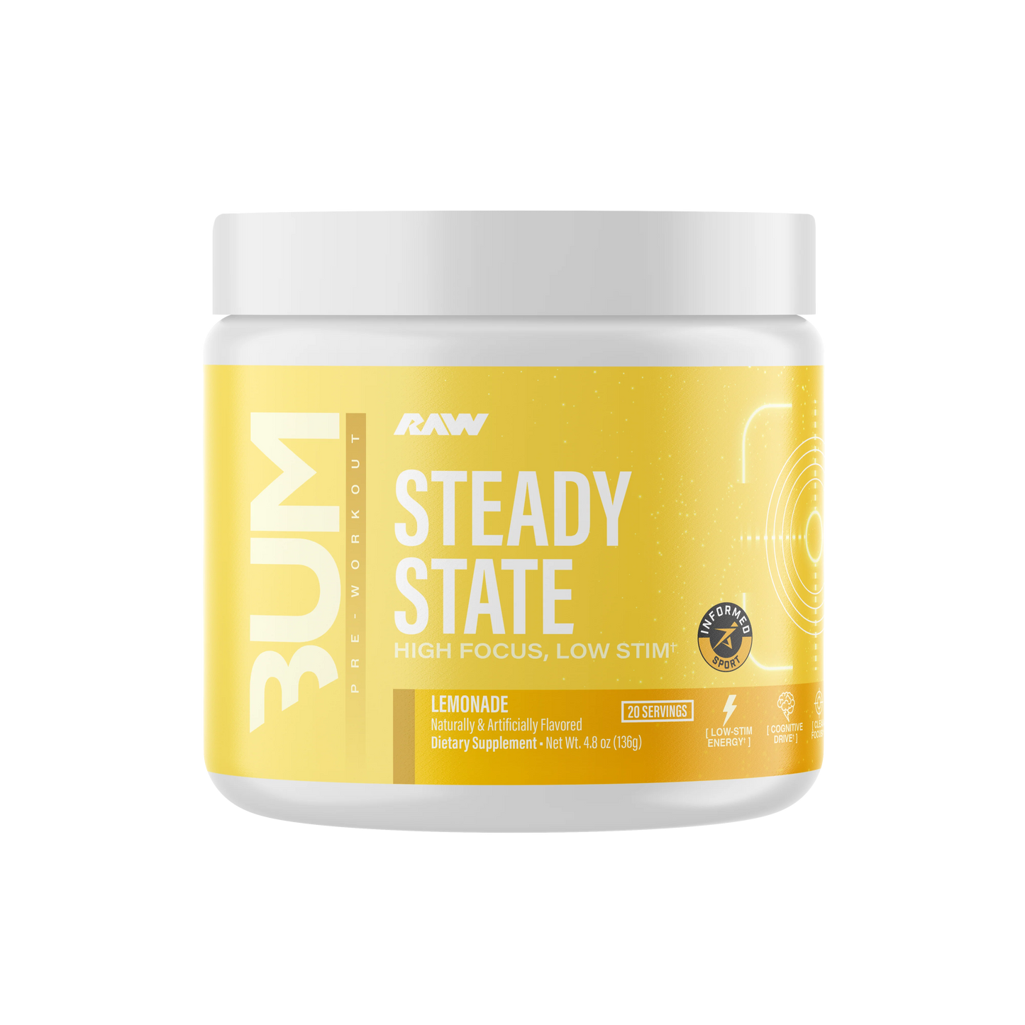 RAW STEADY STATE 20 SERV