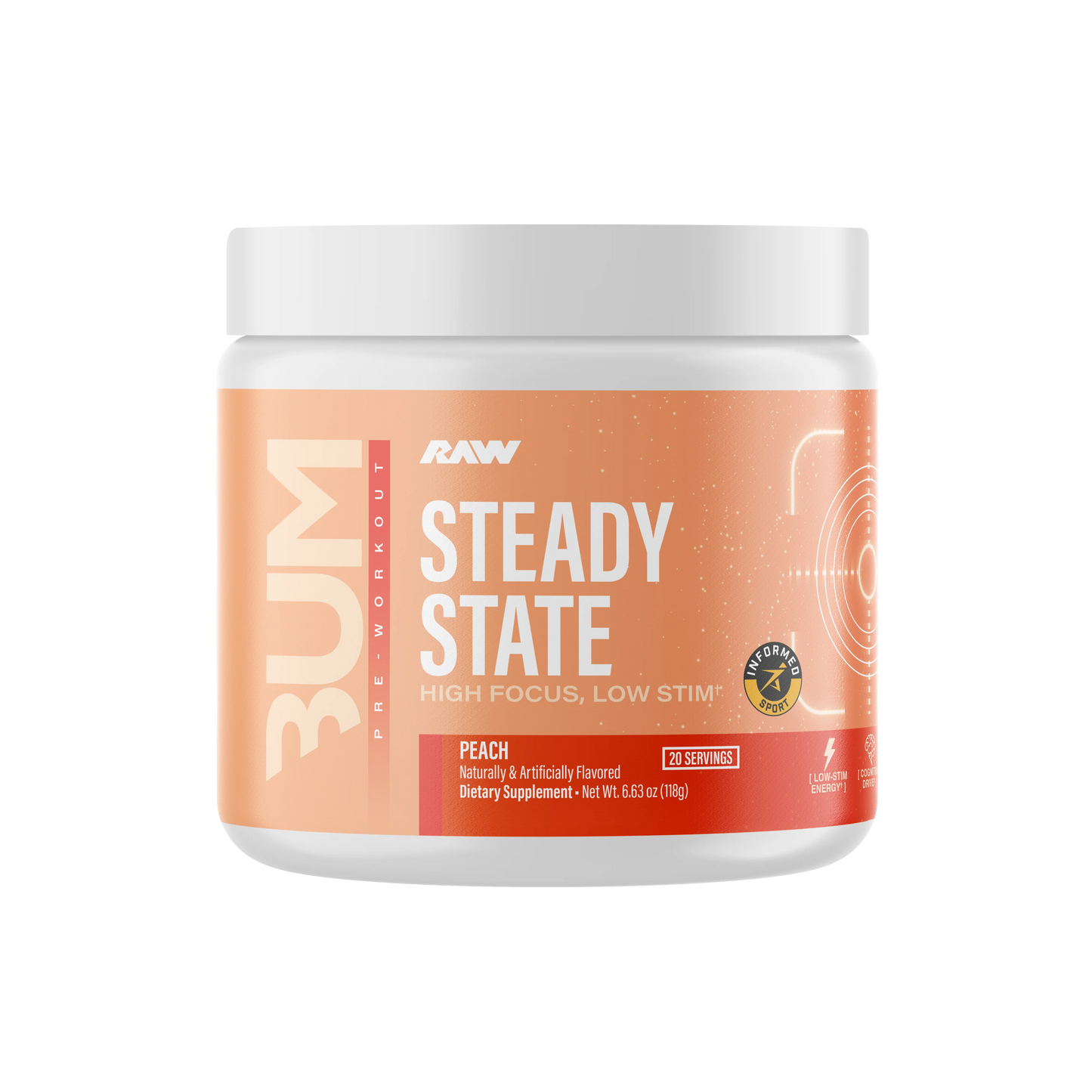 RAW STEADY STATE 20 SERV