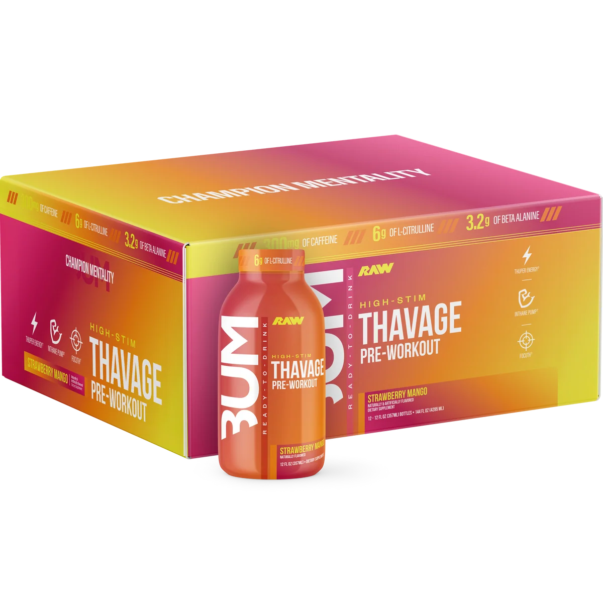 CBUM THAVAGE RTD 12 OZ 12 PACK