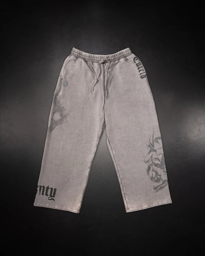 WIDE LEG SMOKE SWEATS