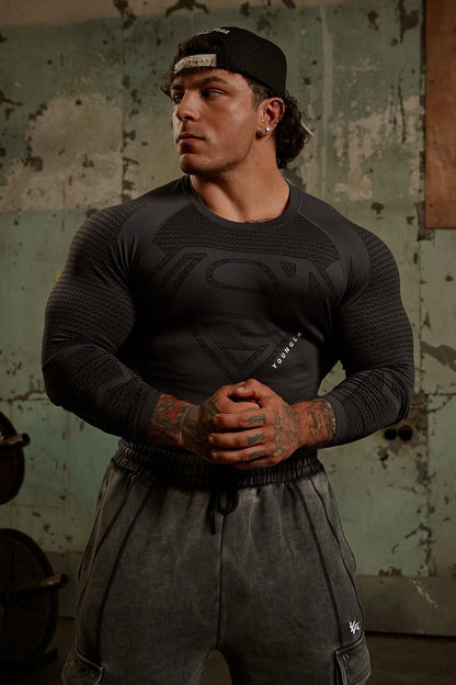 SUPERMAN COMPRESSION LONGSLEEVES #8066