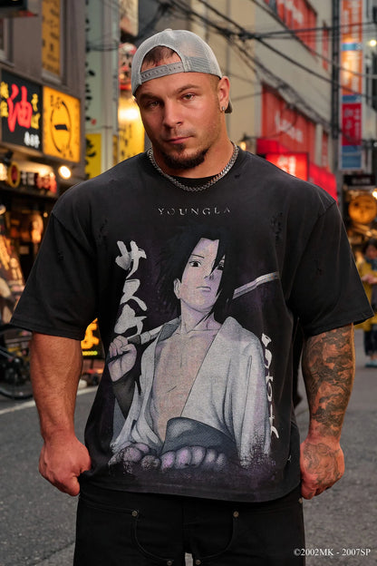 NARUTO DISTRESSED TEES #4318