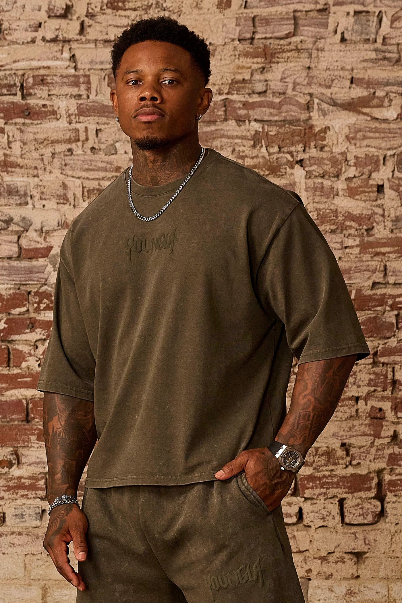 CONJUNTO MIDNIGHT TSHIRT VERDE