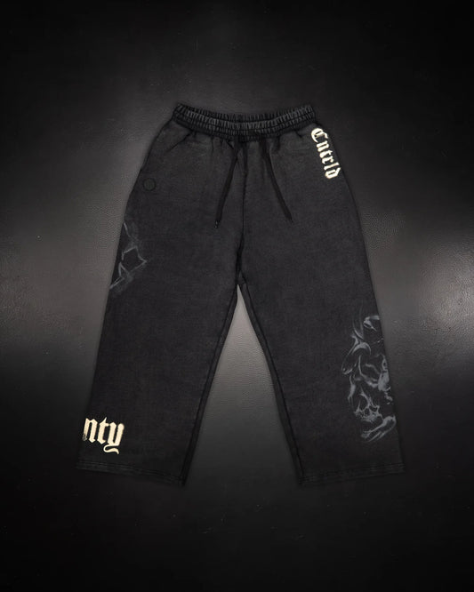 WIDE LEG SMOKE SWEATS