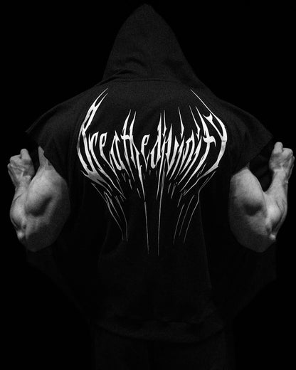 VENOM CUTOFF ZIP-UP HOODIE