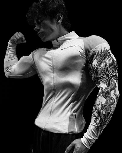 VOID TECH™ BLOOD WYVERN FULL-ZIP LONGSLEEVE COMPRESSION