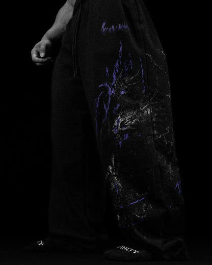FALLEN KNIGHT UNCUFFED BANANA SHAPE SWEATPANTS