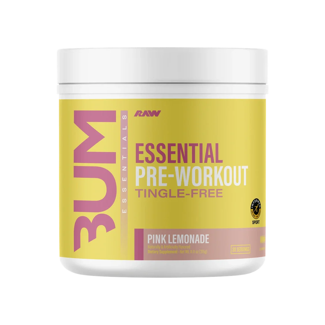 RAW ESSENTIAL TINGLE-FREE PREWORKOUT 30 SERV