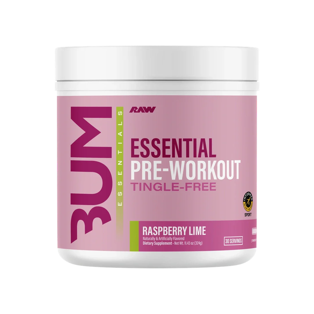 RAW ESSENTIAL TINGLE-FREE PREWORKOUT 30 SERV