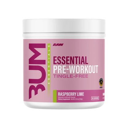 RAW ESSENTIAL TINGLE-FREE PREWORKOUT 30 SERV